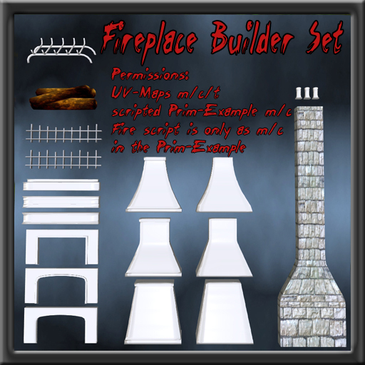 FCD Sculpted Fireplace Builder Set
