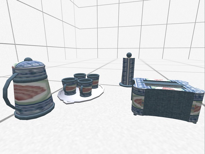 Coffee Toaster Set By The Seashore