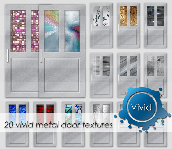 vivid - metal door textures pack2
