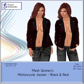 (BOX) FIW - Mesh Women's Motor Cycle Jacket - Black