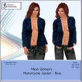 (BOX) FIW - Mesh Women's Motor Cycle Jacket - Black