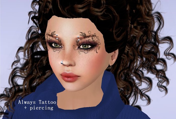 Tattoo/piercing/noshadow