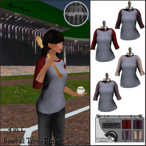 Demo_Baseball Tee- Pinks_Mesh