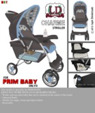 *LD* - Stroller Charme Gray/Blue [PRIMBABY]