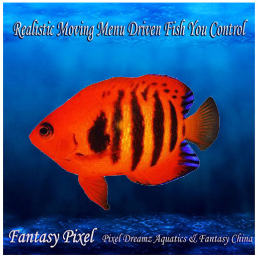 Realistic Moving Menu Driven Fish YOU CONTROL  -Recording fish 36
