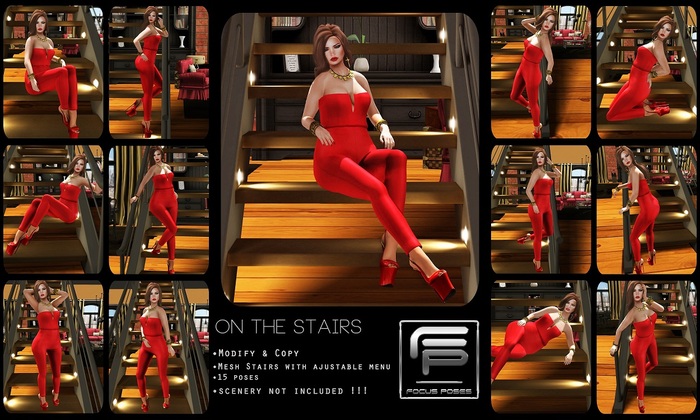 :: Focus Poses On The Stairs ::