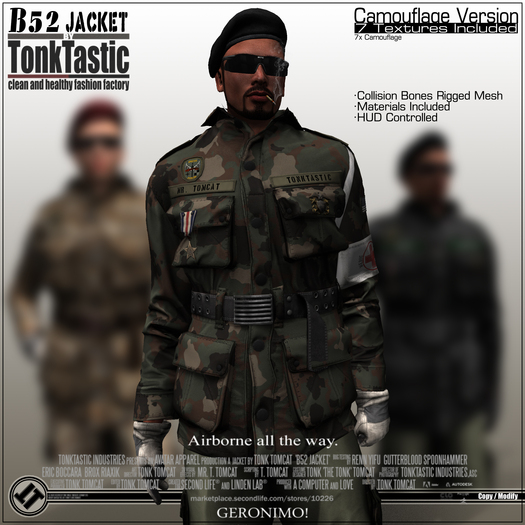 TonkTastic - B52 Jacket [Camouflage Version]