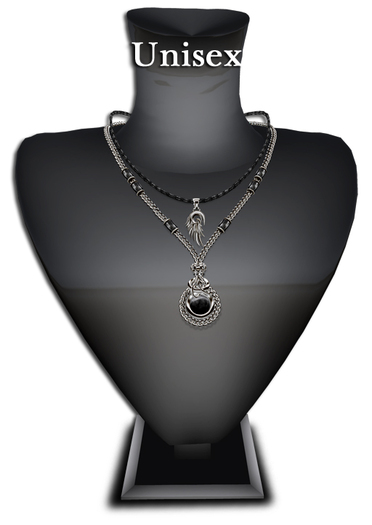 ((Crystal Line))"Love Earth"Unisex Necklace(wear)