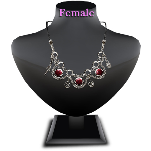 ((Crystal Line))"Love Earth" Necklace(wear)