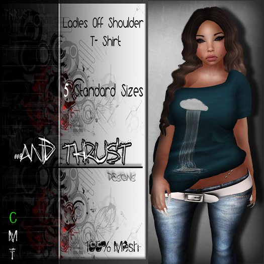 .::AnD ThrusT::. -When It Rains, It Pours- Ladies Off Shoulder