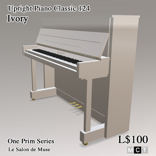 One Prim C.Bechstein model Classic 124 - Ivory matte finish