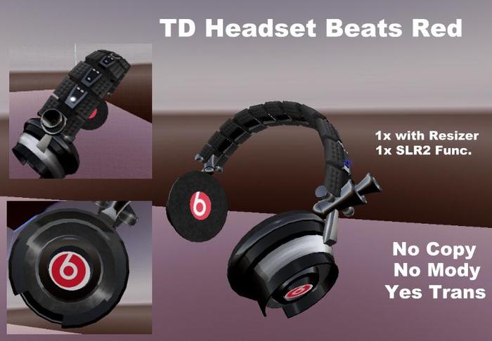 BOX Headset Beats red Pack
