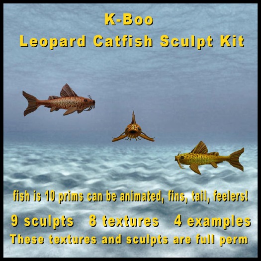 k-boo leopard catfish sculpt kit