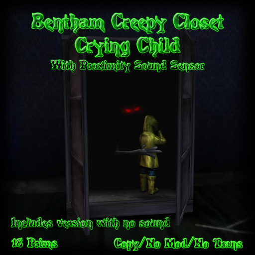 Bentham Creepy Closet Crying Child (boxed)