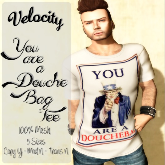 VELOCITY Douche Bag Tee