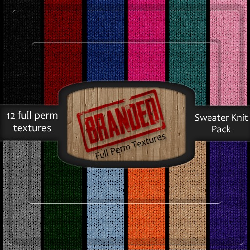 [Branded Textures] Sweater Knit Pack - HIGH QUALITY-FULL PERM