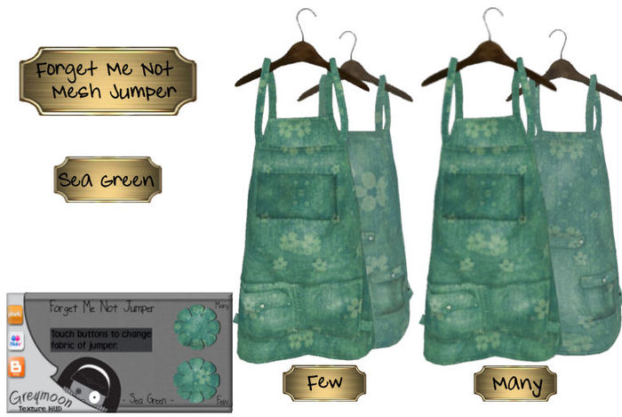 Greymoon_Forget Me Not Mesh Jumper_Sea Green