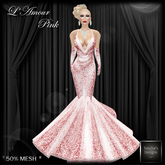 SAS - L'Amour Pink Gown (Mesh)