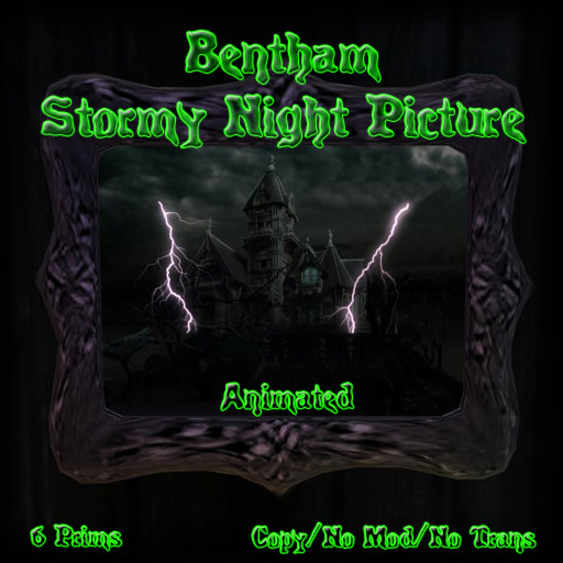 Bentham Stormy Night Picture (Boxed)