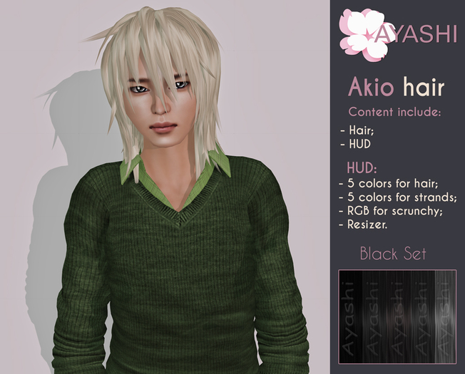 [^.^Ayashi^.^] Akio-black set