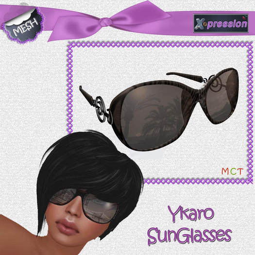 ::X.pression:: Ykaro - SunGlasses [Zebra Brown]
