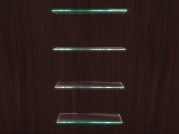 Glass Shelves - Mesh
