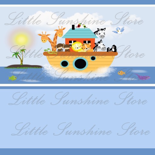 Wallpaper Noah's Ark - Little Sunshine Store- Kids Decor