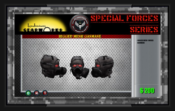 :::Londinium Gearworks::: BDU Field Gasmask CRATE