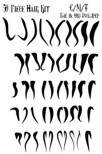 [Illusions] 50 Piece Hair Kit [Boxed]