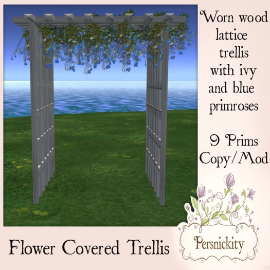Flower Covered Trellis