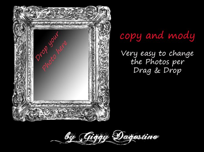 *GD* Silver Antique Frame2