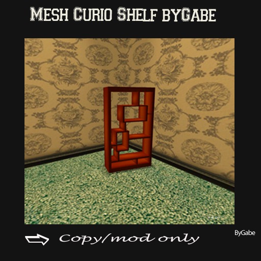 Mesh Curio Shelf byGabe