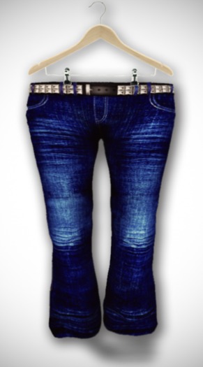 [R] Grunge DenimFlare Jeans