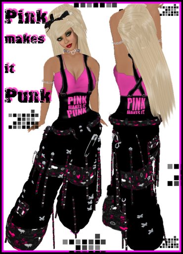 Pink Makes it Punk Baggie Set   