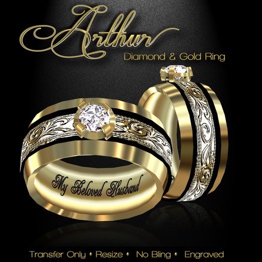 Exquisite Guinevere Gold Ring (box)