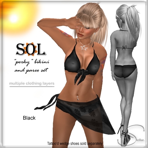 [Stellar] SOL Bikini - Black