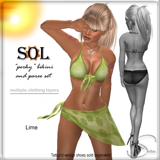 [Stellar] SOL Bikini - Lime