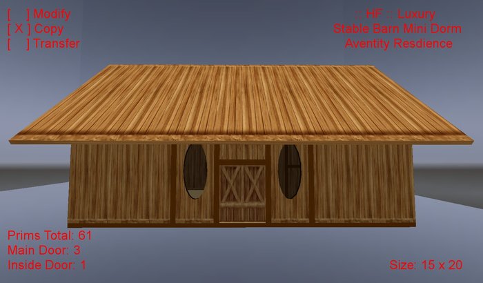 :: HF :: Stable Barn Mini Dorm <Case>