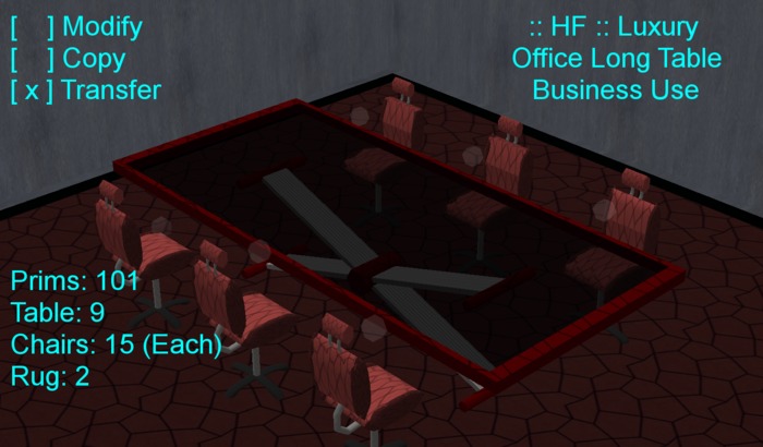 :: HF :: Office Long Table <Case>