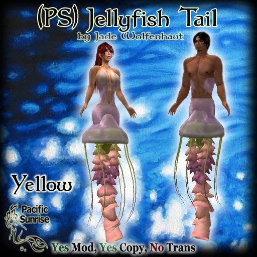 (PS)  Jellyfish Tail Adult - Purple