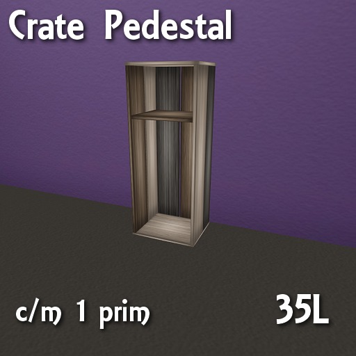 -{Mish-Mash}- Crate Pedestal
