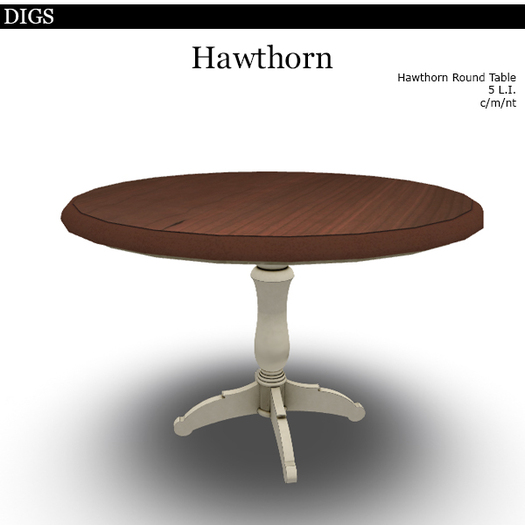 DIGS - Hawthorn Round Table [MESH]