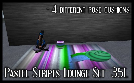 -{Mish-Mash}- Lounge Set - Pastel Stripes