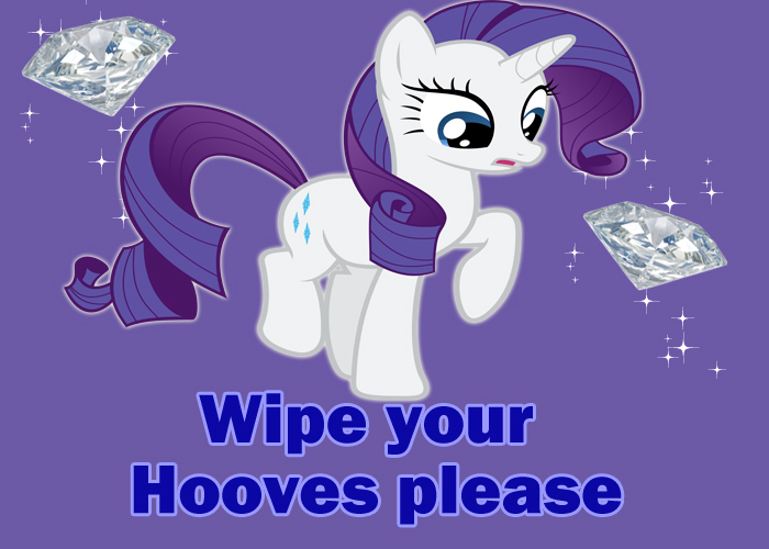 Rarity Welcome Mat