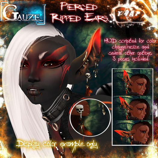 [][]Trap[][] [ni.Ju] Short Gelf Ears Pierced