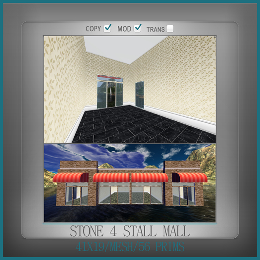 VS Builds Stone 4 stall mini mall