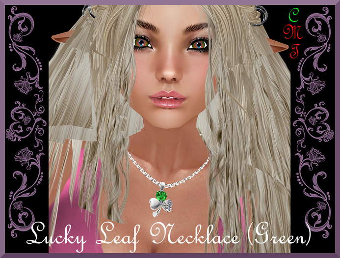 ~SPC~ Lucky Leaf Necklace (Green)