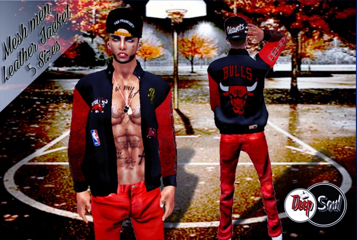 D.S Mesh chicago Bulls  Jacket