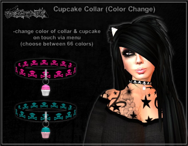::DarKCatZ:: Cupcake Collar (Color Change)