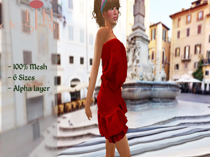 .: LIKE DESIGN :. Maria Raffle Dress *PROMO*